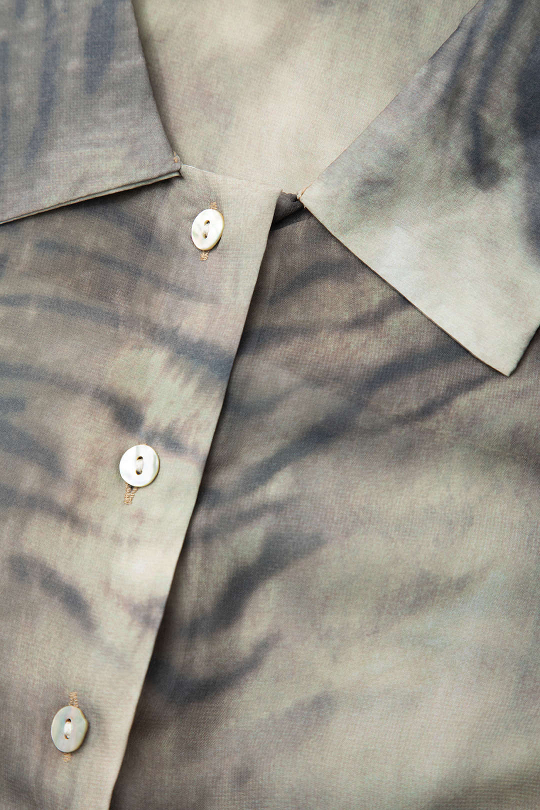 Tiger Print Button Up Collar Long Sleeve Shirt