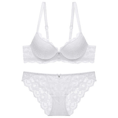 Sexy Lace Embroidery Sexy Bralette Set