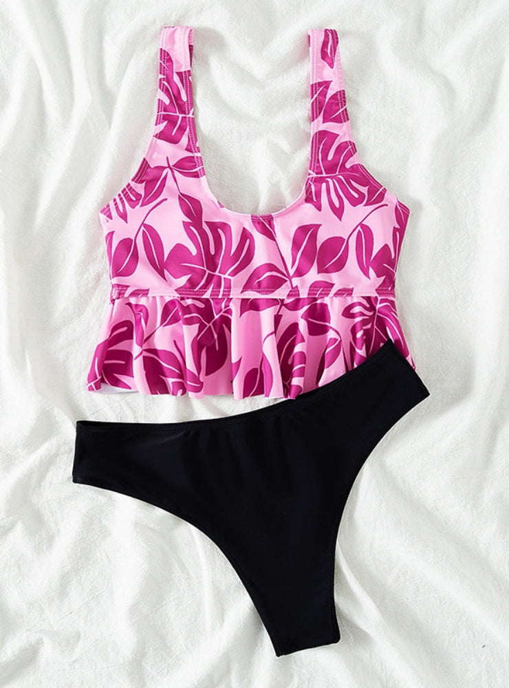 Fashion Women Print Bikini Suit