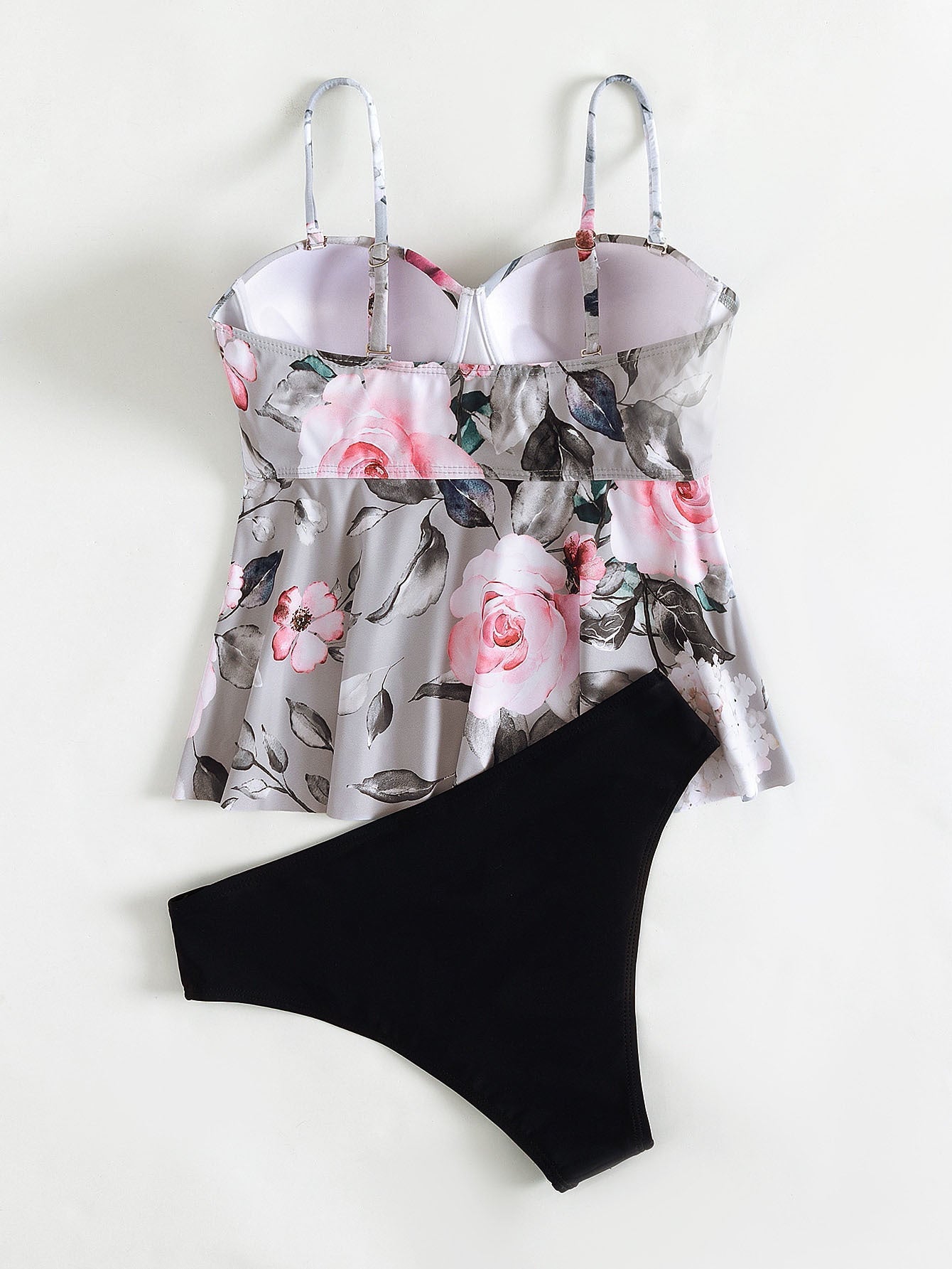 Flower Printed Swimsuit Bikini