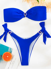 Wipe Top Blue Diamond Bikini