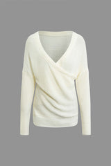 V-neck Long Sleeve Sweater