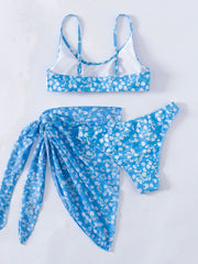 Three-piece Printed Bikini