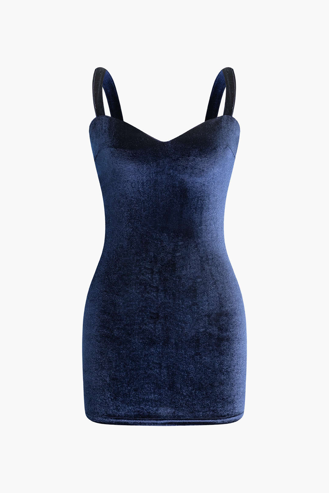 Velvet V-neck Cami Mini Dress