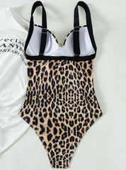 One-piece Hard Steel Shoulder Strap Swimsuit