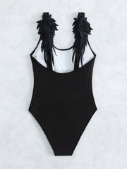 Three-dimensional Wings One-piece Beach Bikini