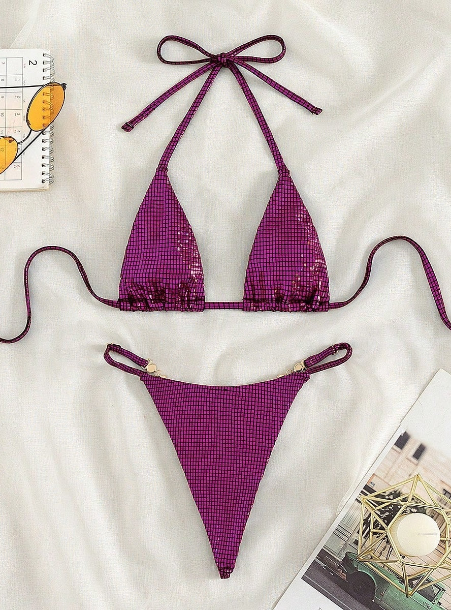 Sexy Triangle Swimsuit Split Bikini