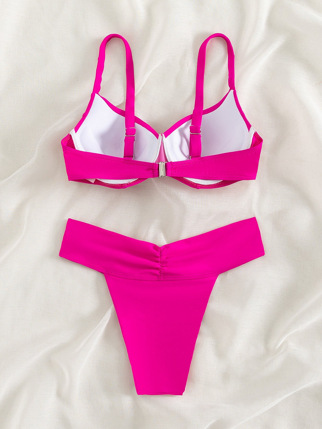 Solid Color Sexy Two Piece Bikini