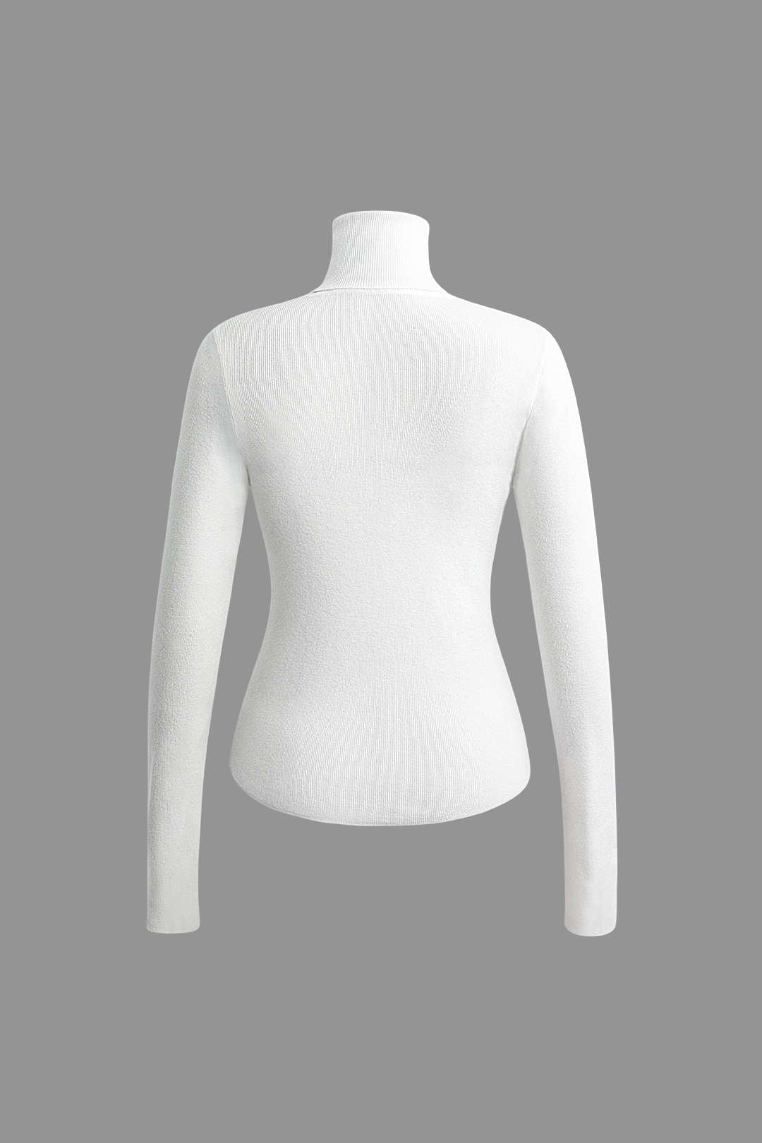 Turtleneck Long Sleeve Knit Top