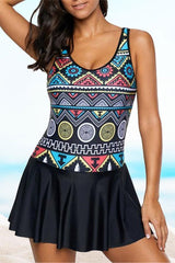 Cool Geometric Print One Piece Swimwear (Clearance)FLASH SALE