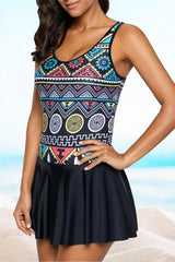 Cool Geometric Print One Piece Swimwear (Clearance)FLASH SALE