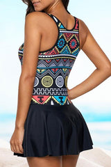 Cool Geometric Print One Piece Swimwear (Clearance)FLASH SALE