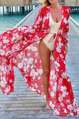 Floral Print Pretty Beachwear