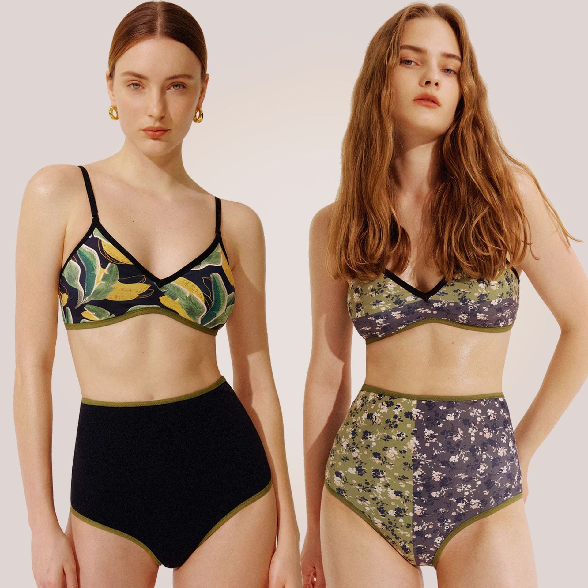 CLARA REVERSIBLE HIGH-WAIST BIKINI SET