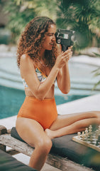 CLARA REVERSIBLE HIGH-WAIST BIKINI SET