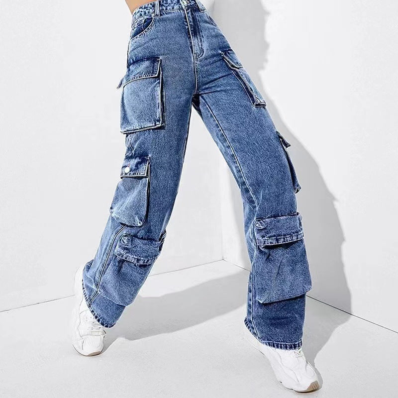 Loose Fit Cargo denim jeans
