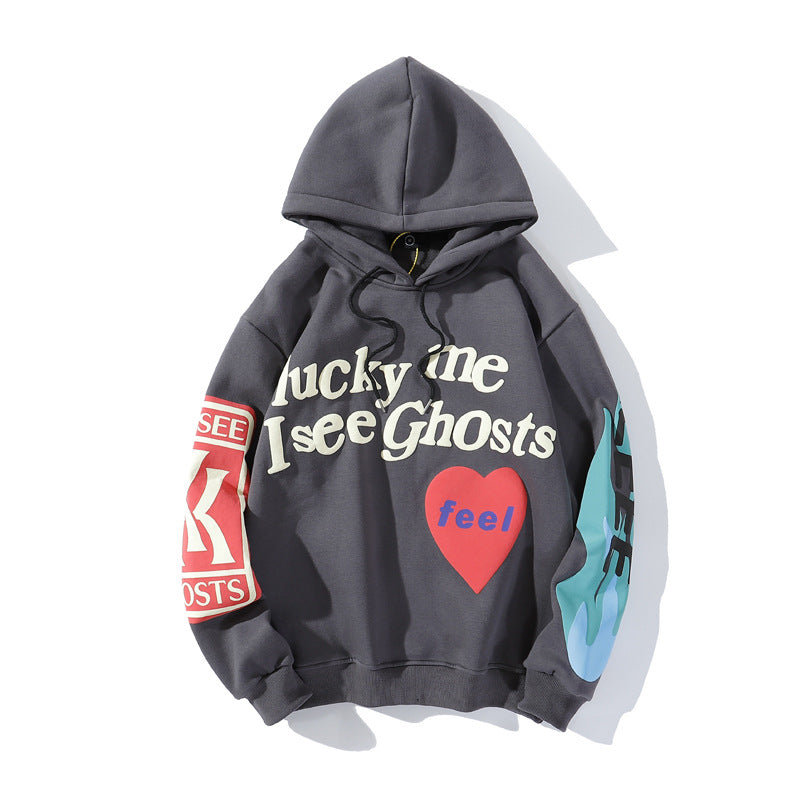 Graffiti Letter Print Hoodie