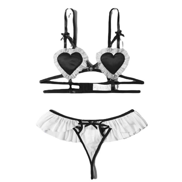 Sexy Lingerie Triangle Culottes Underwear Set