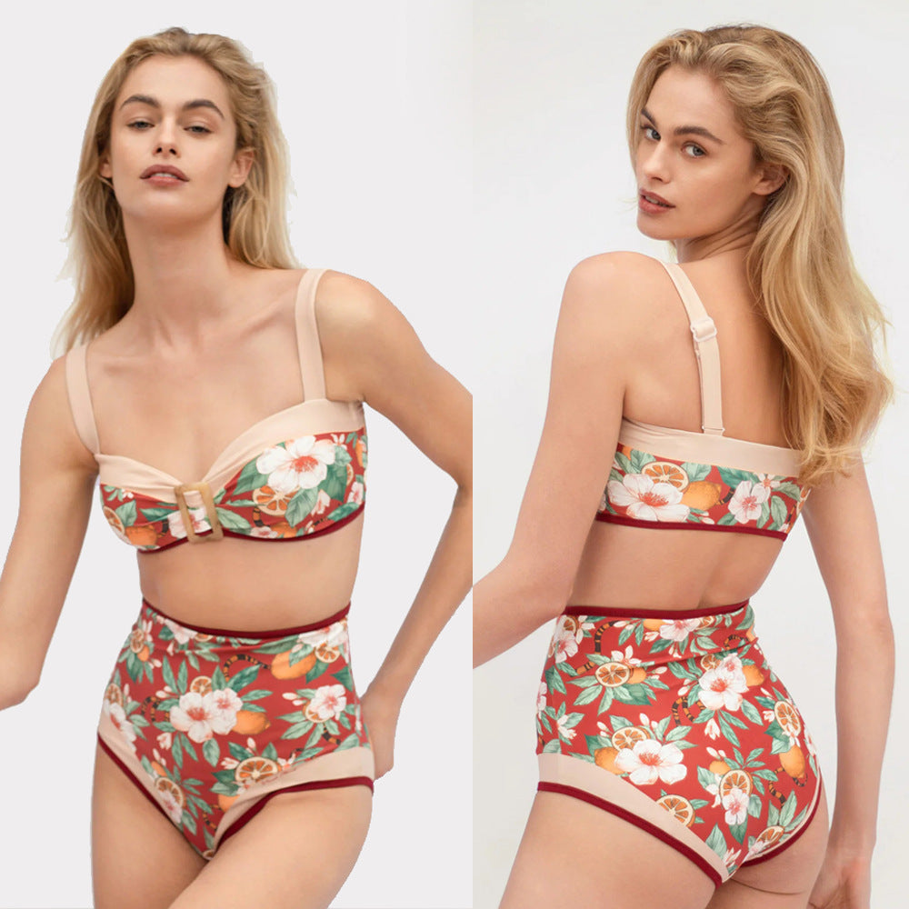 LEDA HIGH-WAIST BIKINI SET