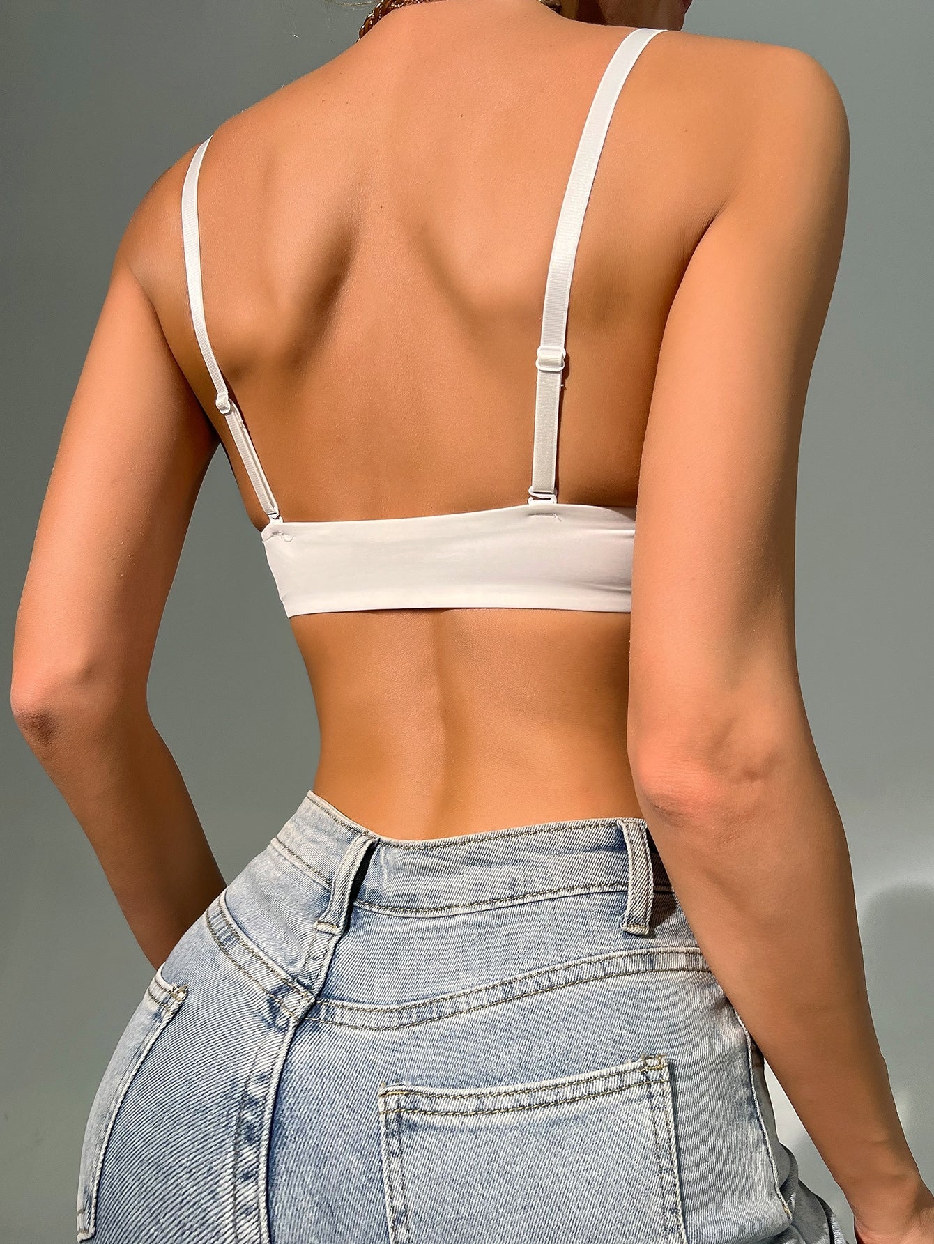 Solid Plain Simple Bra
