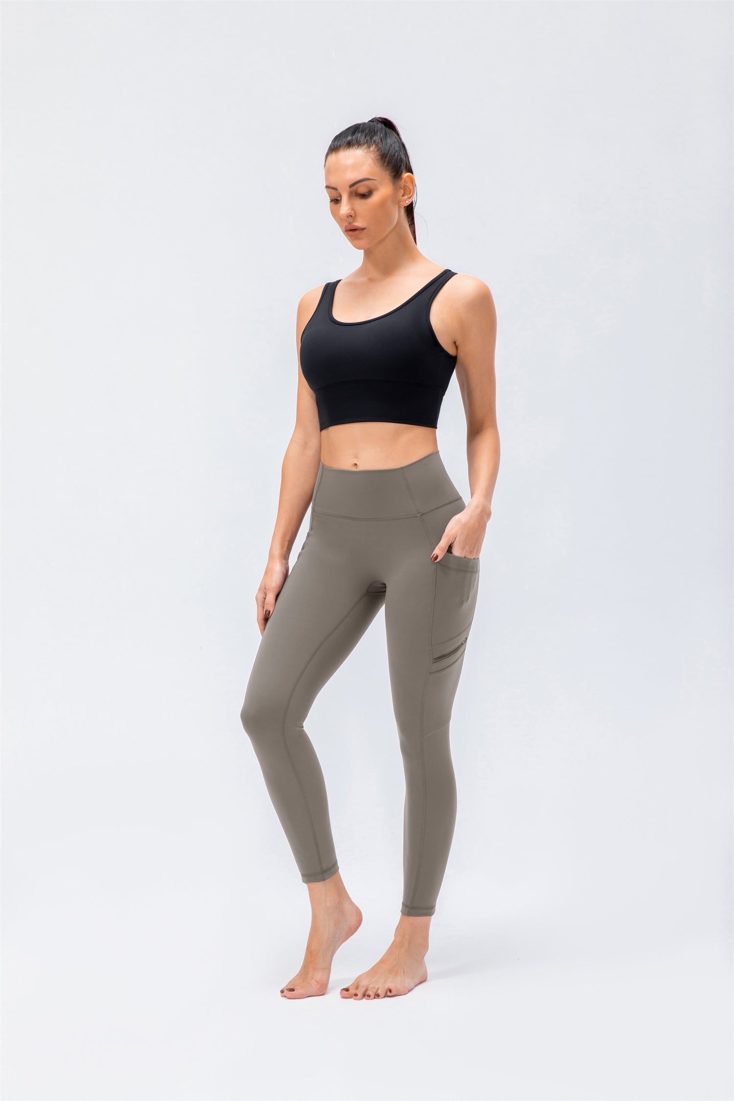 High Waisted Double Pocket Sport Leggings