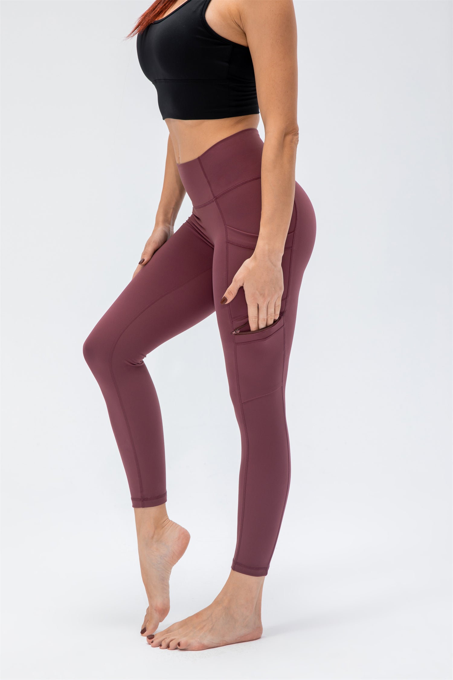 High Waisted Double Pocket Sport Leggings