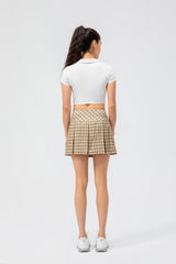 V-Neck Cropped High Waist Top