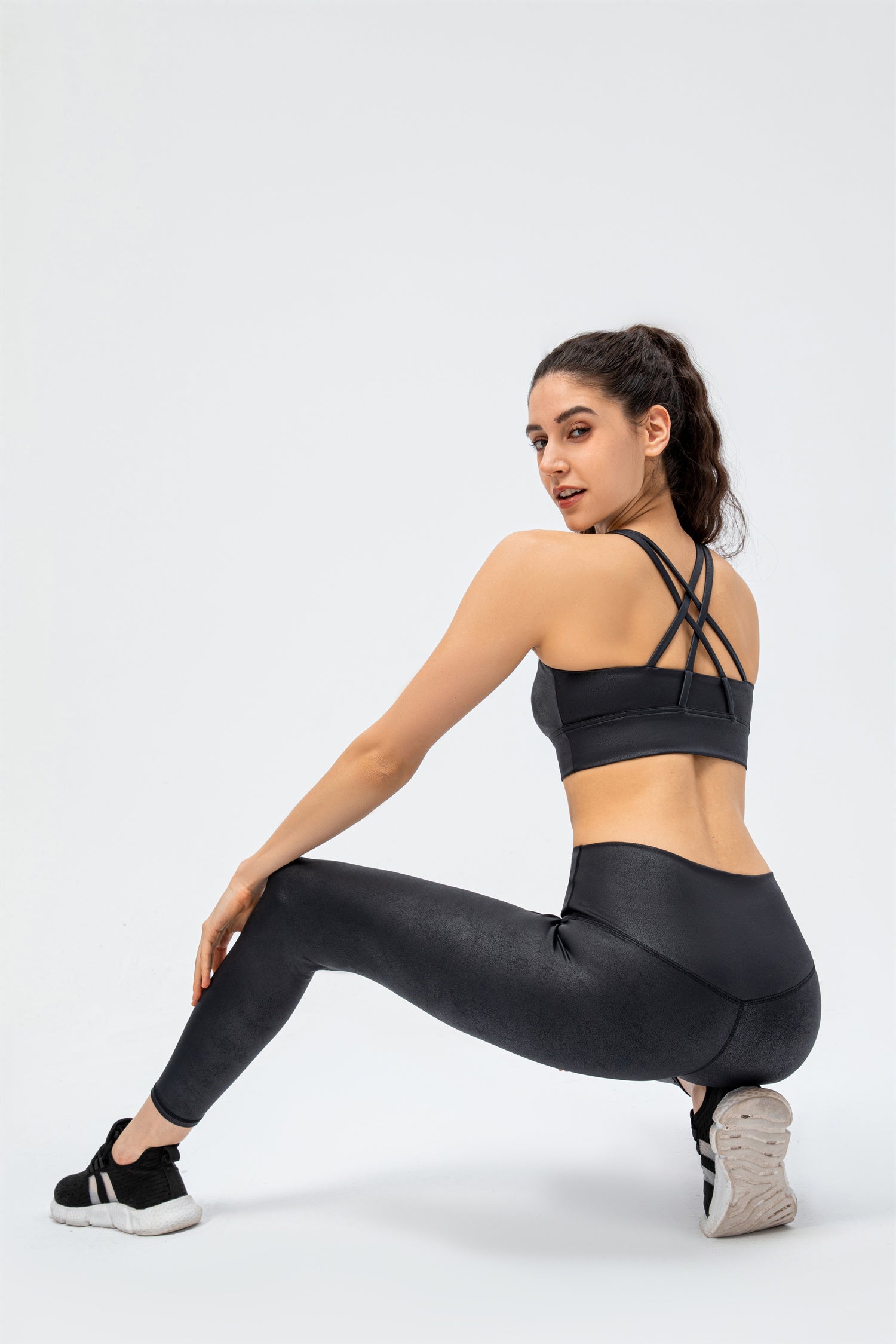 High Waisted Yoga Leggings- Focus