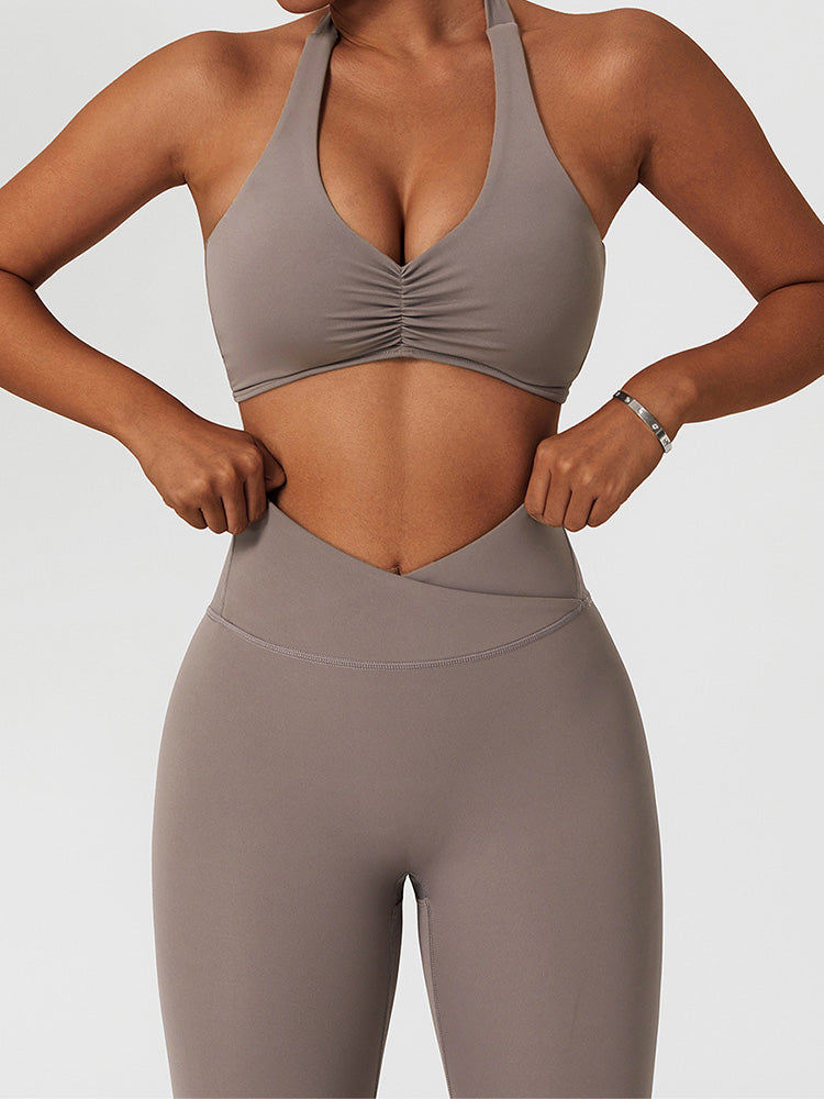 Air Cloud Crossover Waist Yoga Leggings