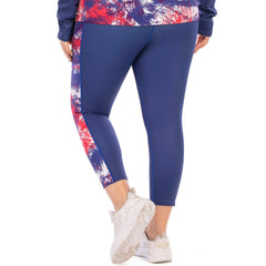 Plus Size Yoga Pants Printed High Waist Leggings