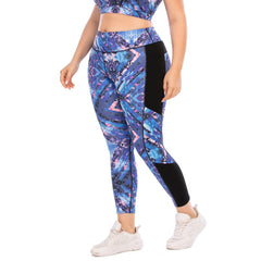 Plus Size Leggings with Pocket Gym Yoga Pants