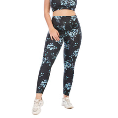 High Waist Leggings Plus Size Yoga Pants Floral Print