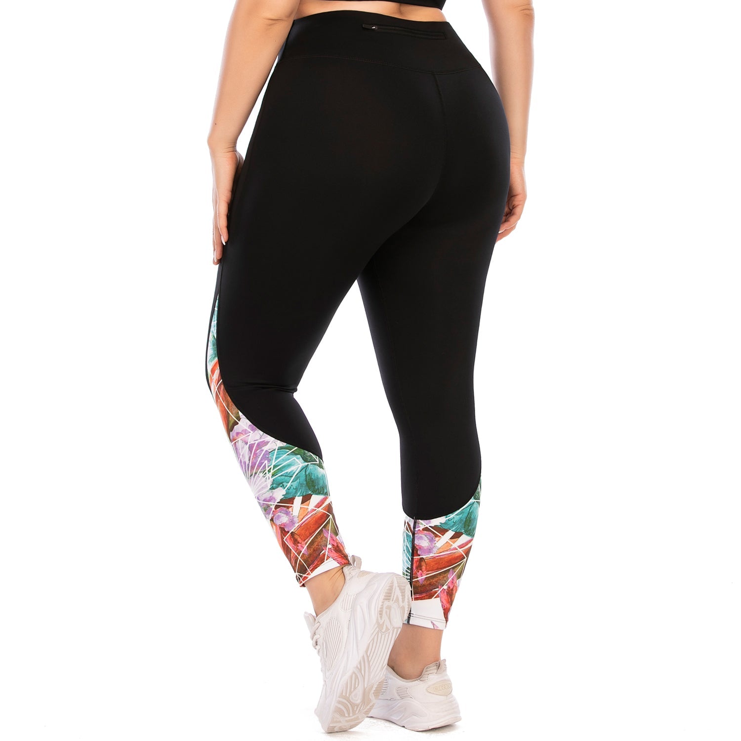 Plus Size Leggings with Pocket High Waist Yoga Pants