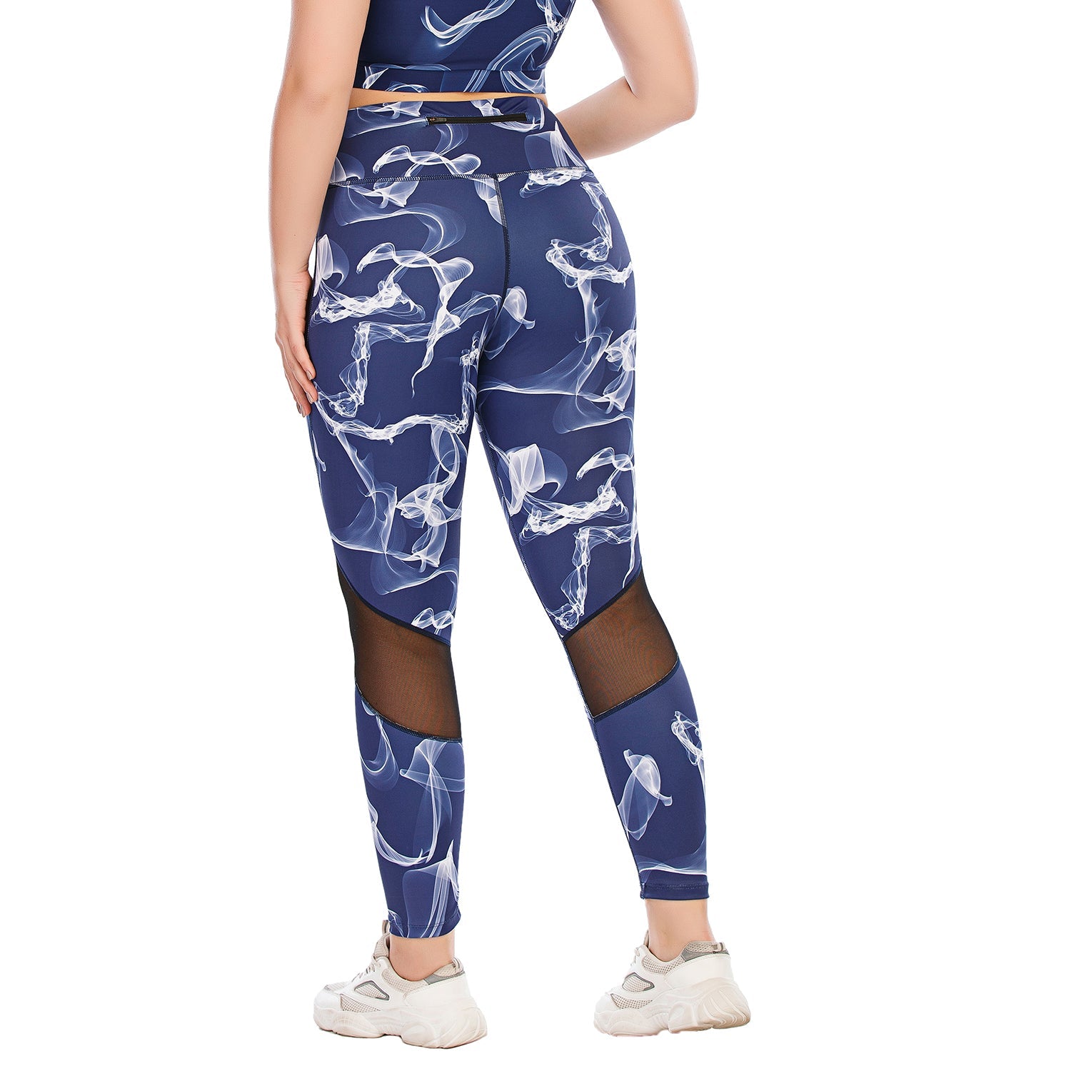 Printed Yoga Pants for Plus Size with Pocket