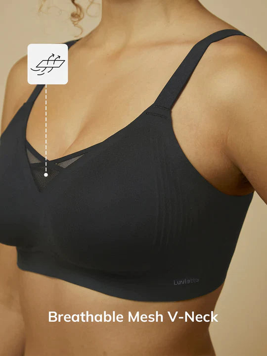 Wireless Lounge Bra Black