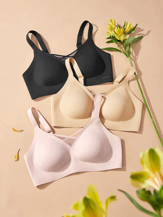 Wireless Lounge Bra Apricot