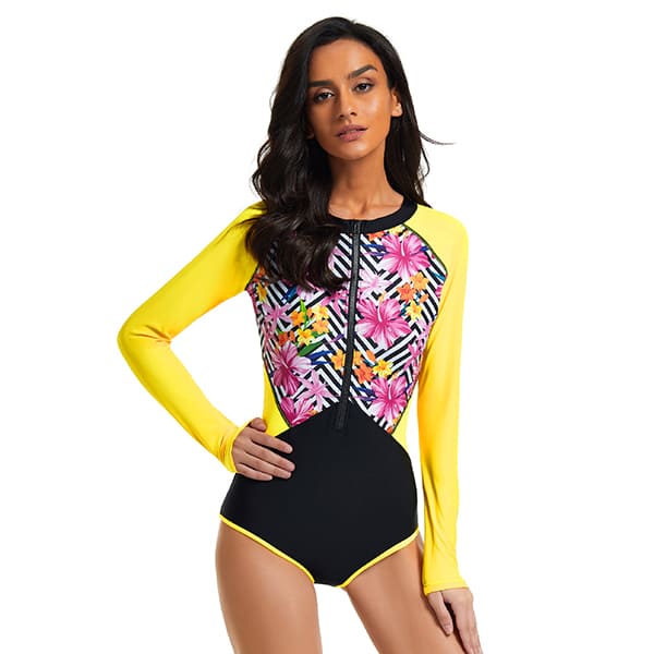 Long Sleeve Swimsuit One Piece Bathing Suit