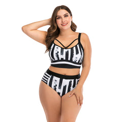 Plus Size Bikini Push Up High Waisted Swimsuits