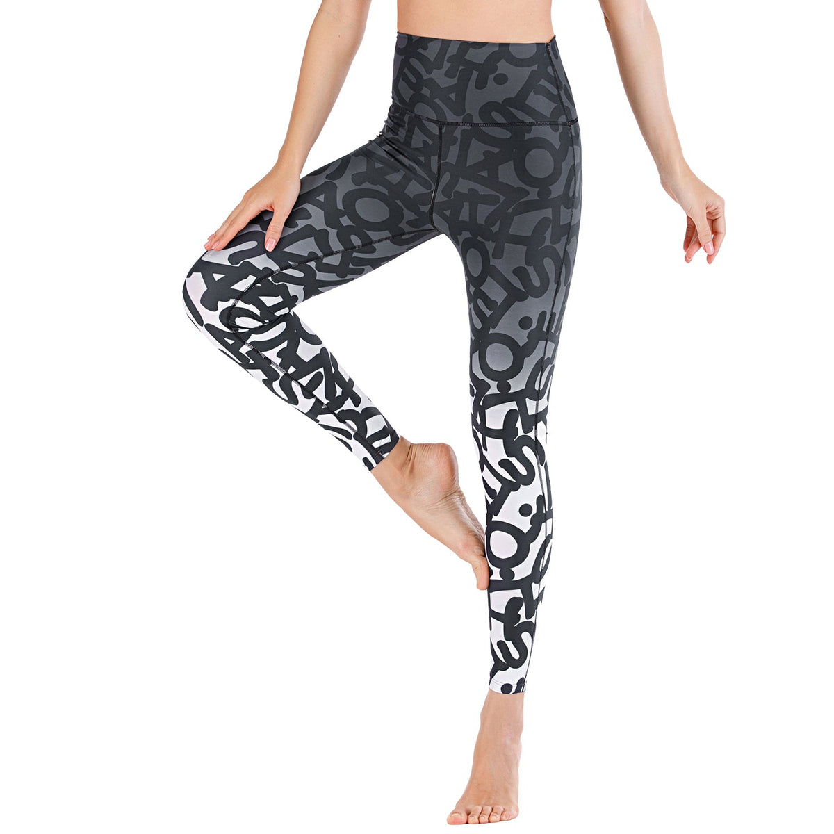 High Waisted Soft Yoga Pants Full Length Workout Leggings