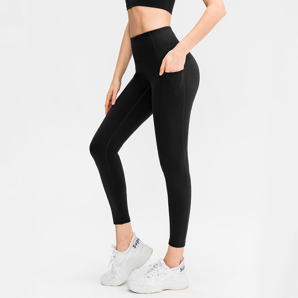 High Waisted Side Pocket Leggings