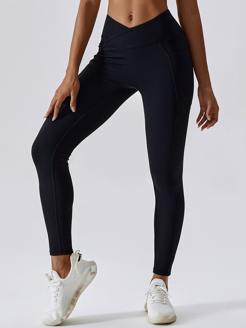 Air Cloud Pocket Cross Yoga Leggings