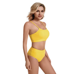 Bikini Swimsuit High Waist Two Piece Bathing Suit