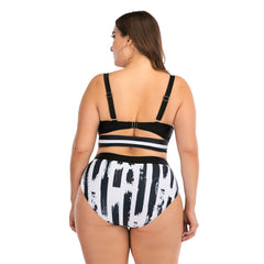 Plus Size Bikini Push Up High Waisted Swimsuits