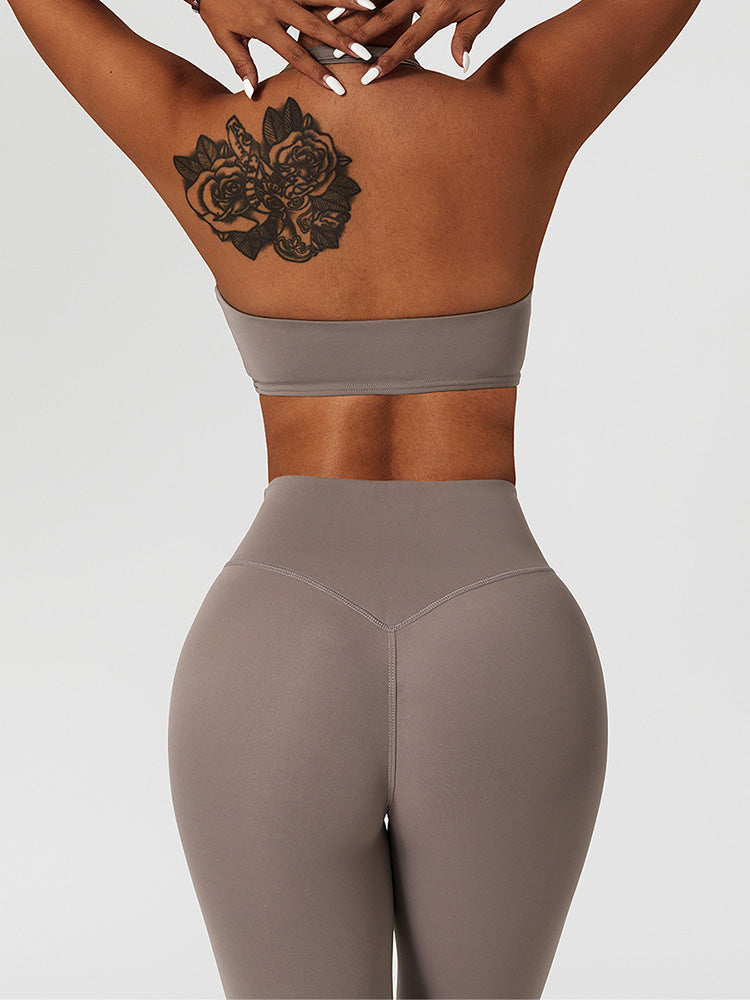 Air Cloud Crossover Waist Yoga Leggings