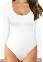 Avidlove Bodysuit for Crew Neck Long Sleeve Tops Shapewear Tummy Control Seamless Shaper