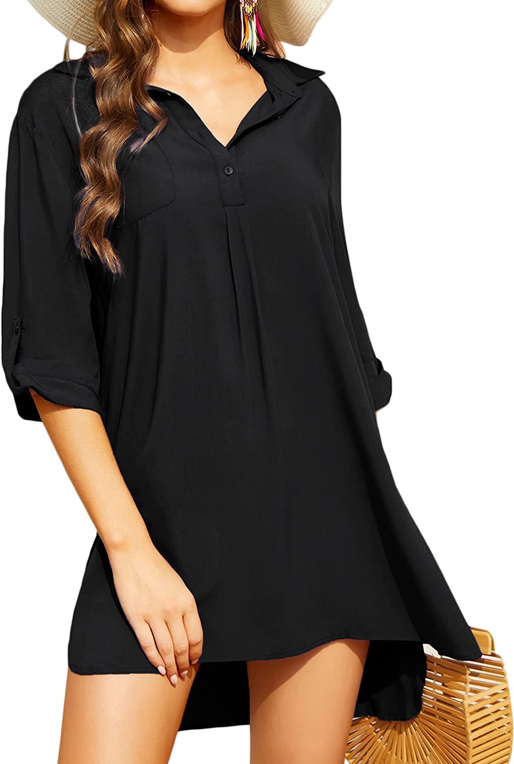 Avidlove Cover ups for Swimwear Beach Coverup Shirts Button Up Swimsuit