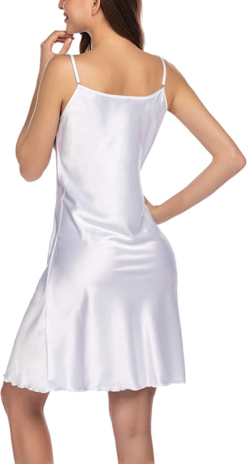 Avidlove Sleepwear for Satin Lingerie Chemise Slip Nightgown Dress