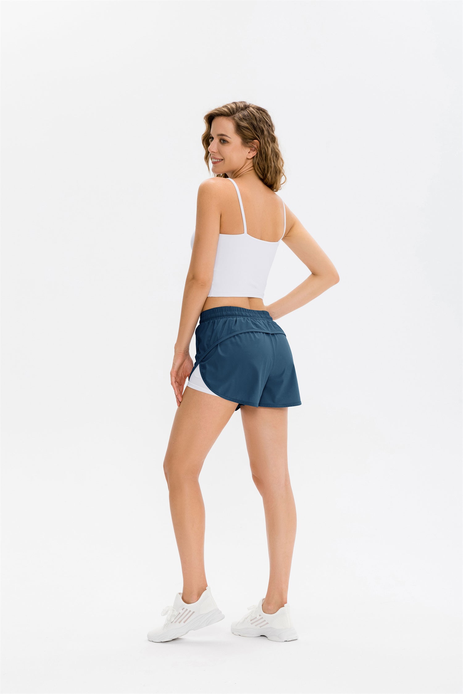 Drawstring 2-in-1 Casual Shorts