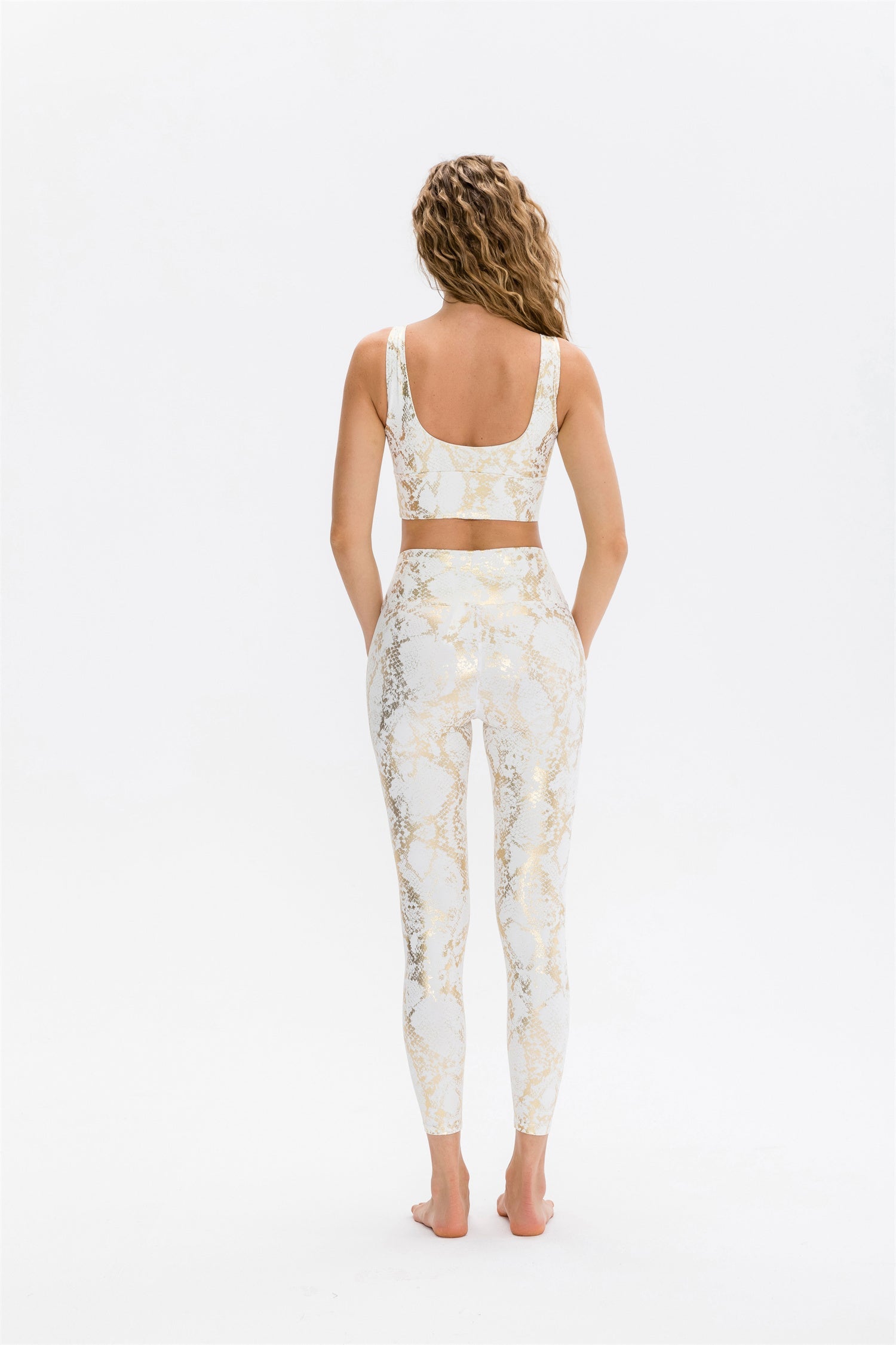 Snake Print High Waisted Leggings