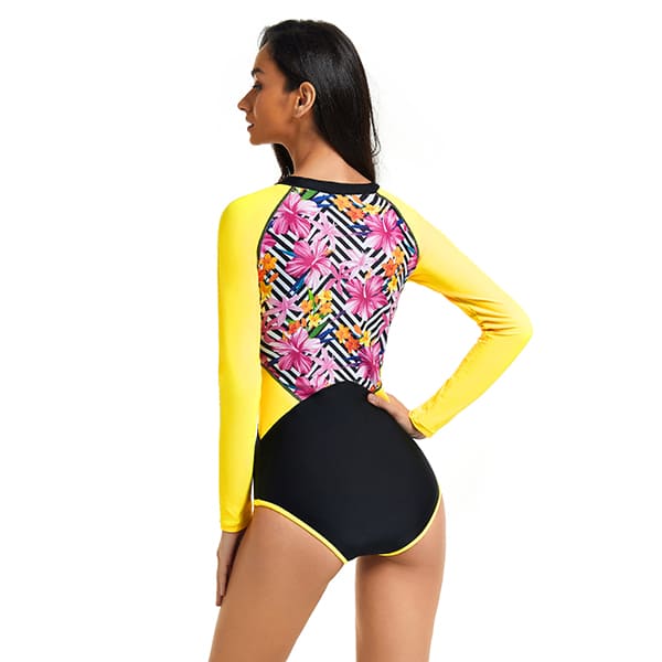 Long Sleeve Swimsuit One Piece Bathing Suit